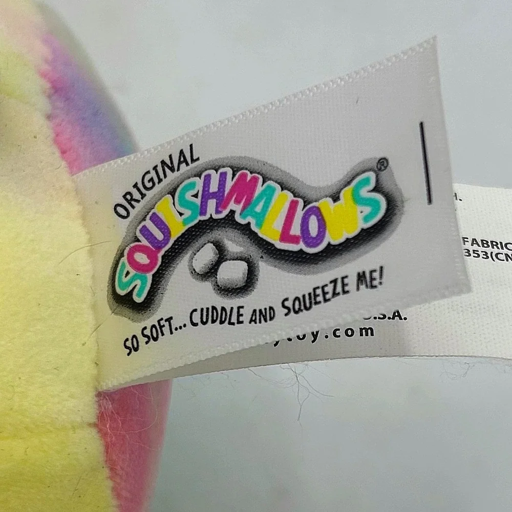 Candy the Tie Dye Easter Bunny Squishmallow Kelly Toys 4
